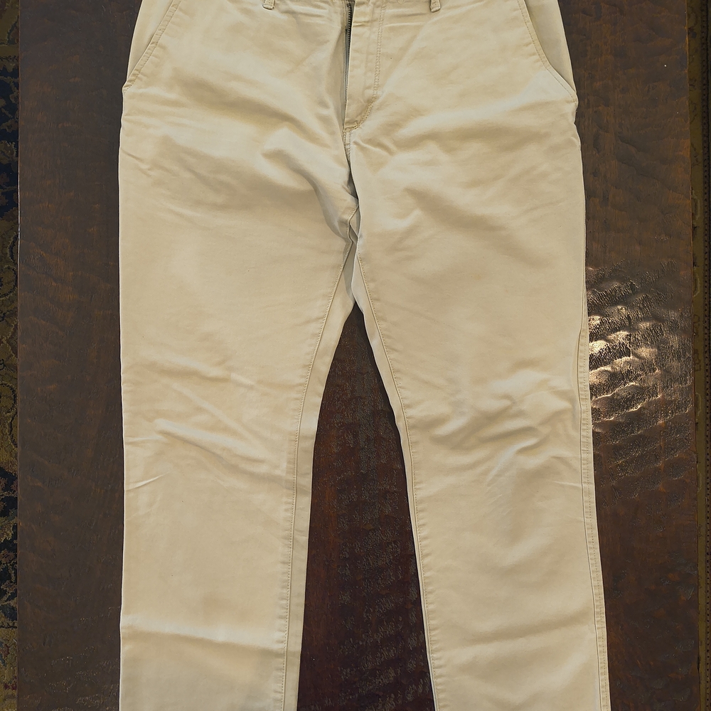 Gap Men's Tan Pants Lived In Tapered Khaki 33x30
